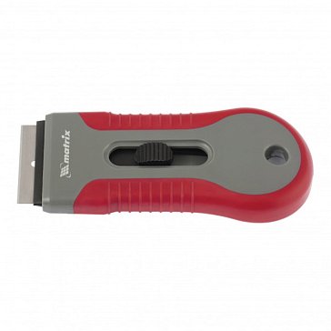 Изображение товара Скребок Matrix 79547 с выдвижным сменным лезвием 40мм для стекла и кафеля