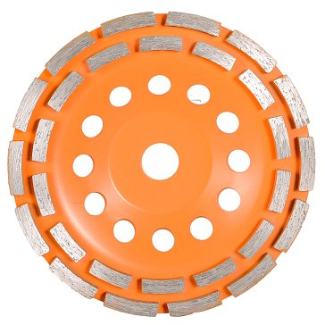 Изображение товара Алмазная зачистная чашка Вихрь 180 мм двухрядная для бетона и камня