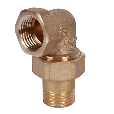 Изображение товара Американка угловая Stout SFT-0056-000012 ВН, 1/2", уплотнение под гайкой o-ring кольцо