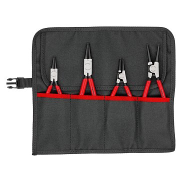 Изображение товара Набор щипцов Knipex KN-001956V01 для внутренних и внешних стопорных колец, 4 пр.