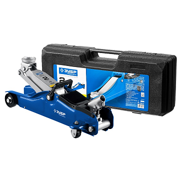 Изображение товара Домкрат гидравлический подкатной Зубр Профессионал 43056-2-K