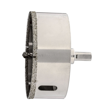 Изображение товара Алмазное сверло Matrix 726963 для керамогранита, 120 х 67 мм, 3-гранный хвостовик