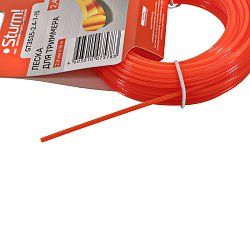 Леска для триммера Sturm GT3535-2.4-7-15, семигранник, 2,4 мм, 15 м