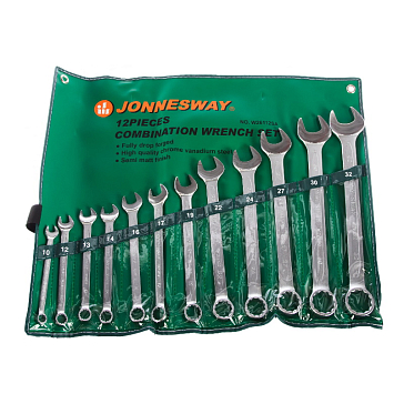 Изображение товара Набор комбинированных ключей Jonnesway W26112SA 12 шт 10-32 мм Тайвань