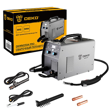 Изображение товара Сварочный полуавтомат Deko DKWM250A PRO (MIG/MAG 250А)