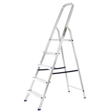 Изображение товара Стремянка Сибртех 97715 алюминиевая 5 ступеней легкая Россия