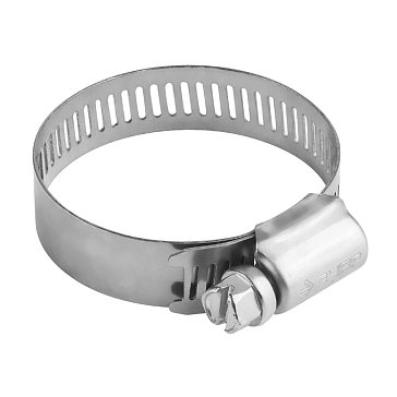 Изображение товара Хомуты Зубр Профессионал 37815-029-47-4, нерж. сталь, просечная лента 12,7 мм, 29-47 мм, 4 шт