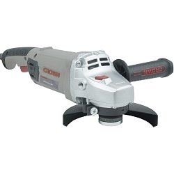 Угловая шлифмашина Crown CT13507-150N (мощность 1500 вт, вес нетто 3.48 кг, комплектующие)