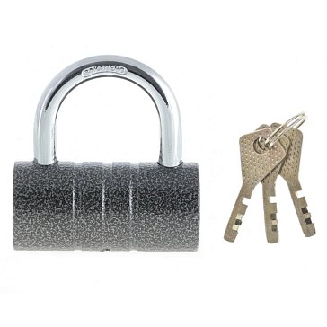 Изображение товара Навесной замок Сибртех ЗН2-21 91621 80 мм надежная защита улица