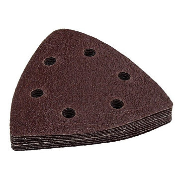 Изображение товара Дельтавидный шлифовальный лист Практика VELCRO 93 мм Р120 10 шт