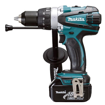 Изображение товара Аккумуляторная ударная дрель-шуруповерт Makita DHP458RFE 18V
