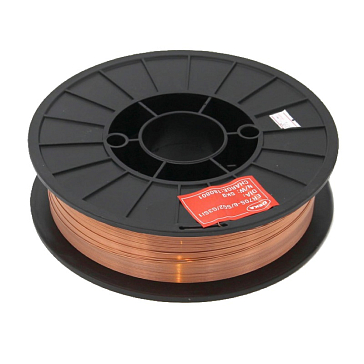 Изображение товара Сварочная проволока Deka ER70S-6 омедненная 1 мм 5 кг для MIG MAG