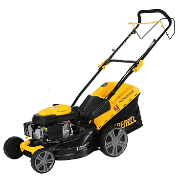 Изображение товара Бензиновая газонокосилка Denzel GLT-460SP-Т Trike 58810 3.3 л.с. 46 см