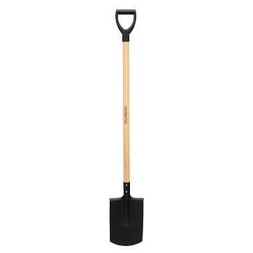 Изображение товара Лопата прямоугольная Сибртех 614585 (200х284х1340 мм, деревянный черенок с пропиткой)