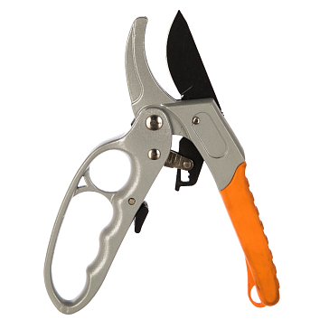 Изображение товара Секатор универсальный Вихрь 4606059025856 (200 мм, возвратная пружина, храповый механизм, эфес для пальцев)