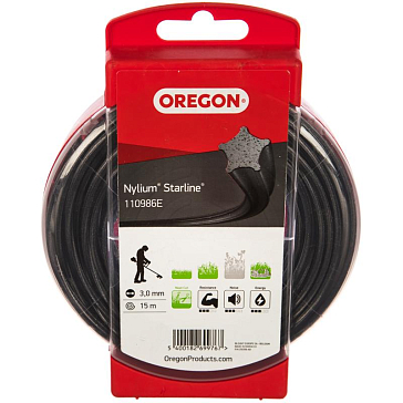 Изображение товара Леска для триммера Oregon Nylium Starline 3 мм, 15 м