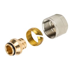 Компрессионный фитинг для труб Stout Pex SFC-0020-002020, 20x2x3/4