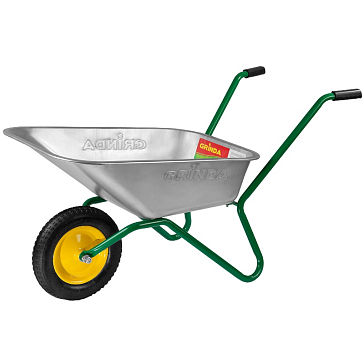 Изображение товара Одноколесная садовая тачка Grinda GB-1 80 л грузоподъемность 100 кг