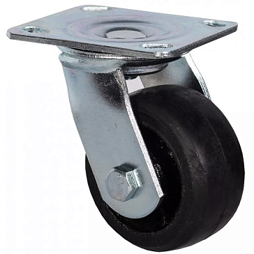 Изображение товара Колесо большегрузное поворотное обрезиненное 100 мм SCd 42, 14109