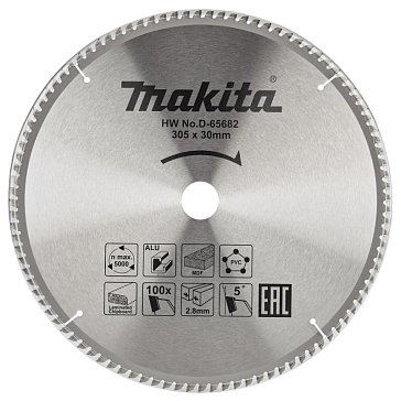 Пильный диск Makita D-65682, универсальный 305x30x2.8/2x100T | Купить в ...