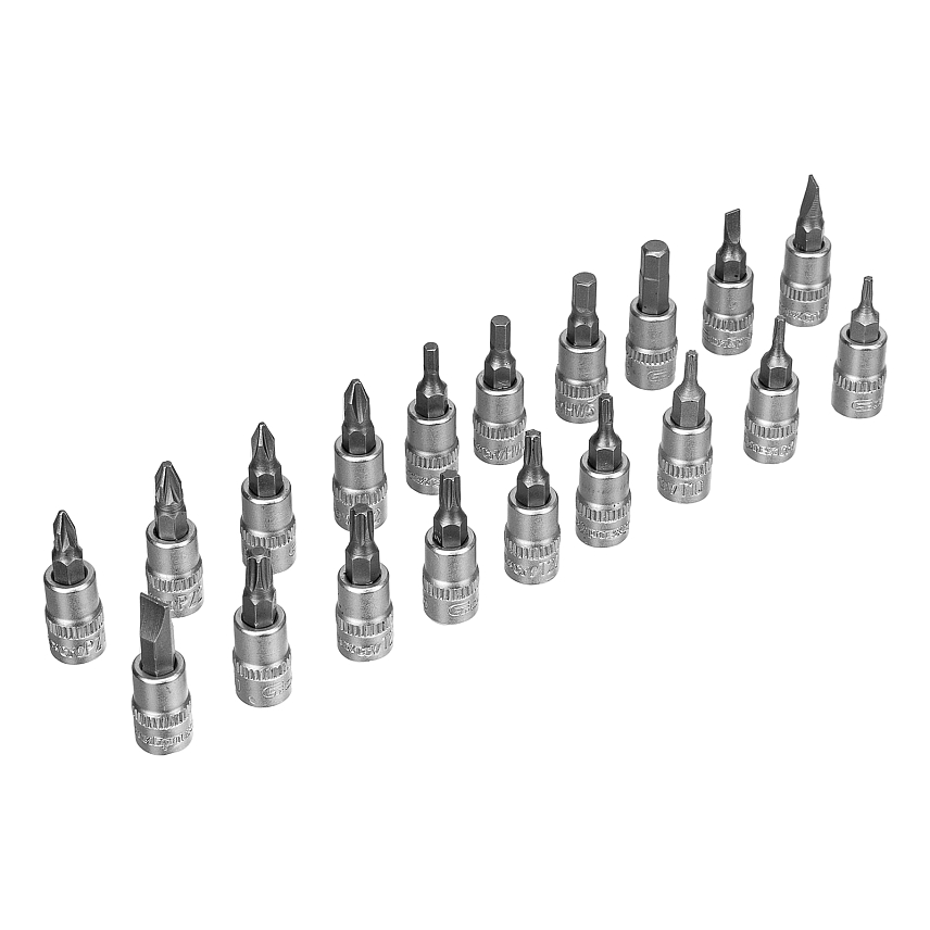 Набор инструментов Сибртех, 14172, в пластиковом кейсе 160 пред. (1/2", 3/8", 1/4")  в Иваново