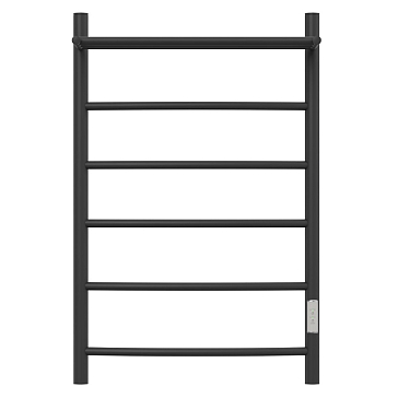 Изображение товара Полотенцесушитель электрический Point PN04858PB П5, Афина, 500x800, с полкой, диммер справа, черный