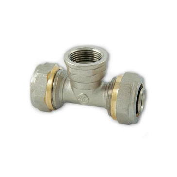 Изображение товара Тройник Altstream 16х1/2Fх16 м/п внутренней резьбой для пластиковых труб