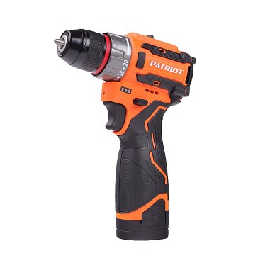 Изображение товара Дрель-шуруповерт аккумуляторная Patriot BR 467, 16.8 В, 2,0 Ач, 70Нм, 2 скорости, кейс, бесщеточный.