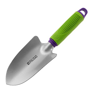 Изображение товара Совок посадочный широкий Palisad 630018, обрез. рукоятка, может использ. с удлин. ручкой 63016, 63017