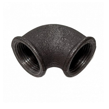 Изображение товара Прямой угольник ДУ-25 2533 для труб горячей воды из чугуна