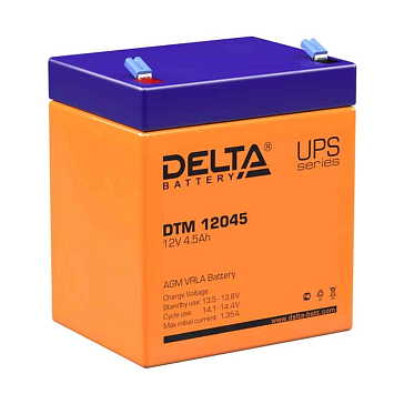 Изображение товара Аккумулятор UPS Delta DTM 12045 12V 4.5 Ah AGM