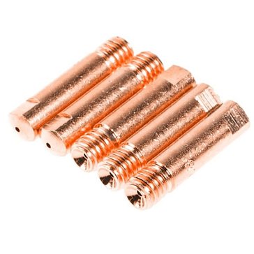 Изображение товара Наконечник контактный Solaris WA-3475, Ф 0.8 мм M6х25 мм E-Cu (набор 5 шт)