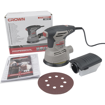 Изображение товара Экцентриковая шлифмашина Crown CT13560V 300 Вт диаметр 125 мм