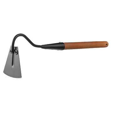 Изображение товара Мотыжка узкая Grinda ProLine 421518 с деревянной ручкой для обработки почвы