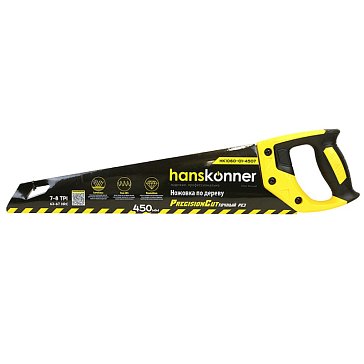 Изображение товара Ножовка по дереву Hanskonner HK1060-01-4507 450мм 7-8 TPI SK5