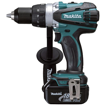 Изображение товара Аккумуляторная дрель-шуруповерт Makita DDF458RFE профессиональный 18В 2 аккумулятора кейс