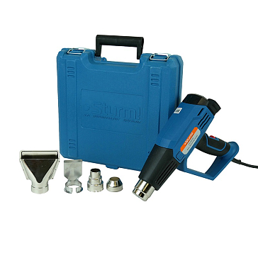 Изображение товара Фен Sturm HG2022P с 4 насадками и кейсом мощный бытовой инструмент