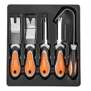 Изображение товара Набор клипсосъемников Jonnesway AB030079, 5 предметов