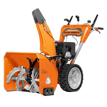 Изображение товара Снегоуборщик бензиновый Daewoo DAST 9070 (мощность двигателя 9 л.с., вес 105 кг, высота 55 см)