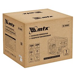 Генератор бензиновый MTX RS-9000E 946165, 7 кВт, 230В, электростартер