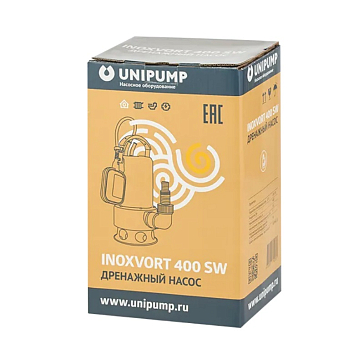 Изображение товара Дренажный насос Unipump INOXVORT 400 SW для чистой и грязной воды