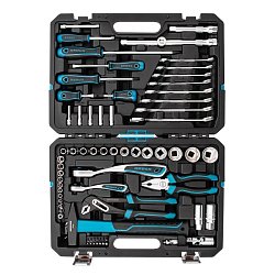 Набор инструментов Gross 14156 (76 предметов, CrV 1/4", 1/2")