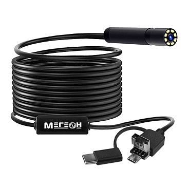 Изображение товара Видеоскоп Мегеон 33033 для профессиональной и бытовой диагностики с USB и мобильной поддержкой