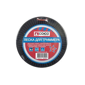Изображение товара Леска для триммера Союз ТЛ3535-2.4-0-100, 2.4 мм