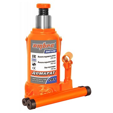 Изображение товара Домкрат гидравлический Ombra OHT120 055416 профессиональный 20 т., 235-440 мм
