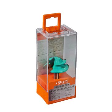 Изображение товара Комбинированная универсальная фреза Sturm RB20 081738 38x17x52.5 мм 8 мм хвостовик
