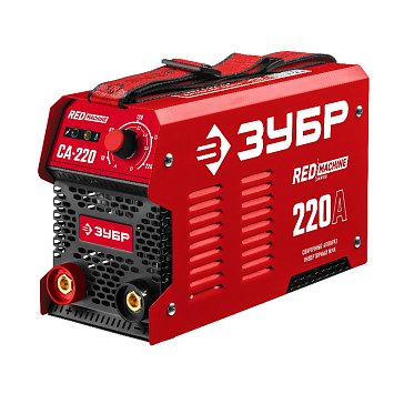 Изображение товара Инверторный сварочный аппарат Зубр СА-220 RED MACHINE 220 А