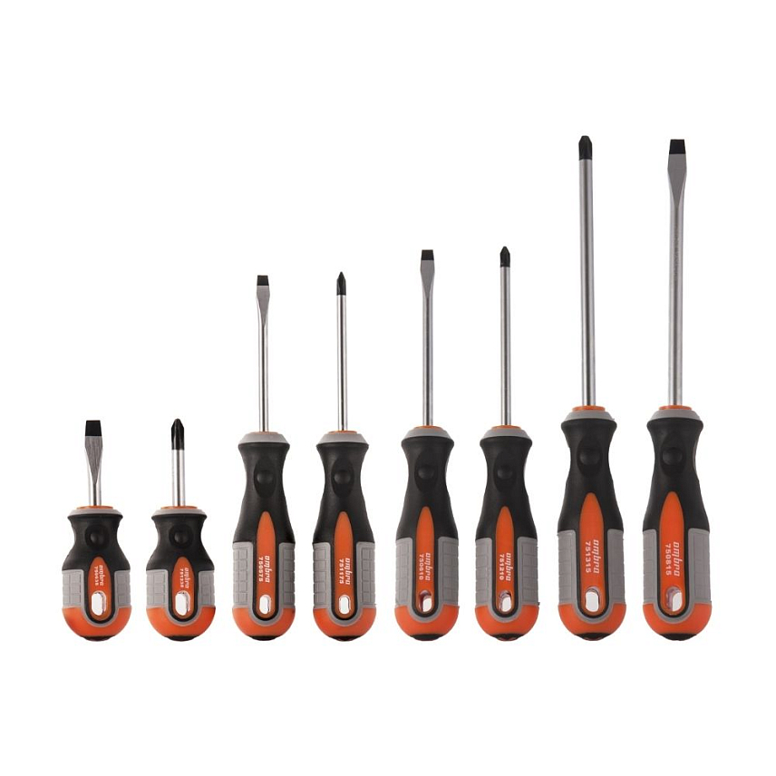 Набор отверток стержневых OMBRA, ROUND GRIP, 8 предметов, 975008 в Иваново