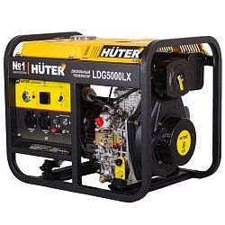 Электрогенератор дизельный Huter LDG 5000LX, 64/2/7