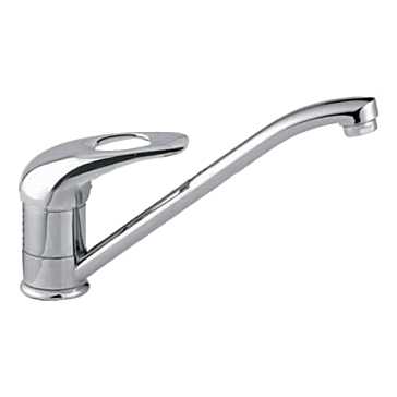 Изображение товара Современный однорычажный смеситель для кухни Frap F4202-B хром